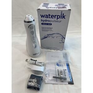 Waterpik Cordless Advanced 2.0 Water Flosser White WP-580CD Sealed Tips